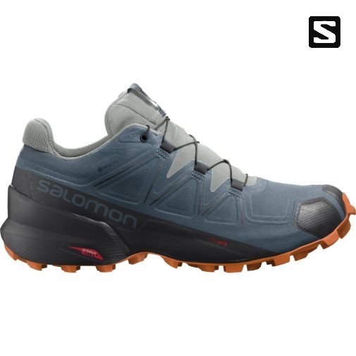 Sapatilhas Trail Running Salomon Speedcross 5 GTX Masculino Azuis | PT H09541